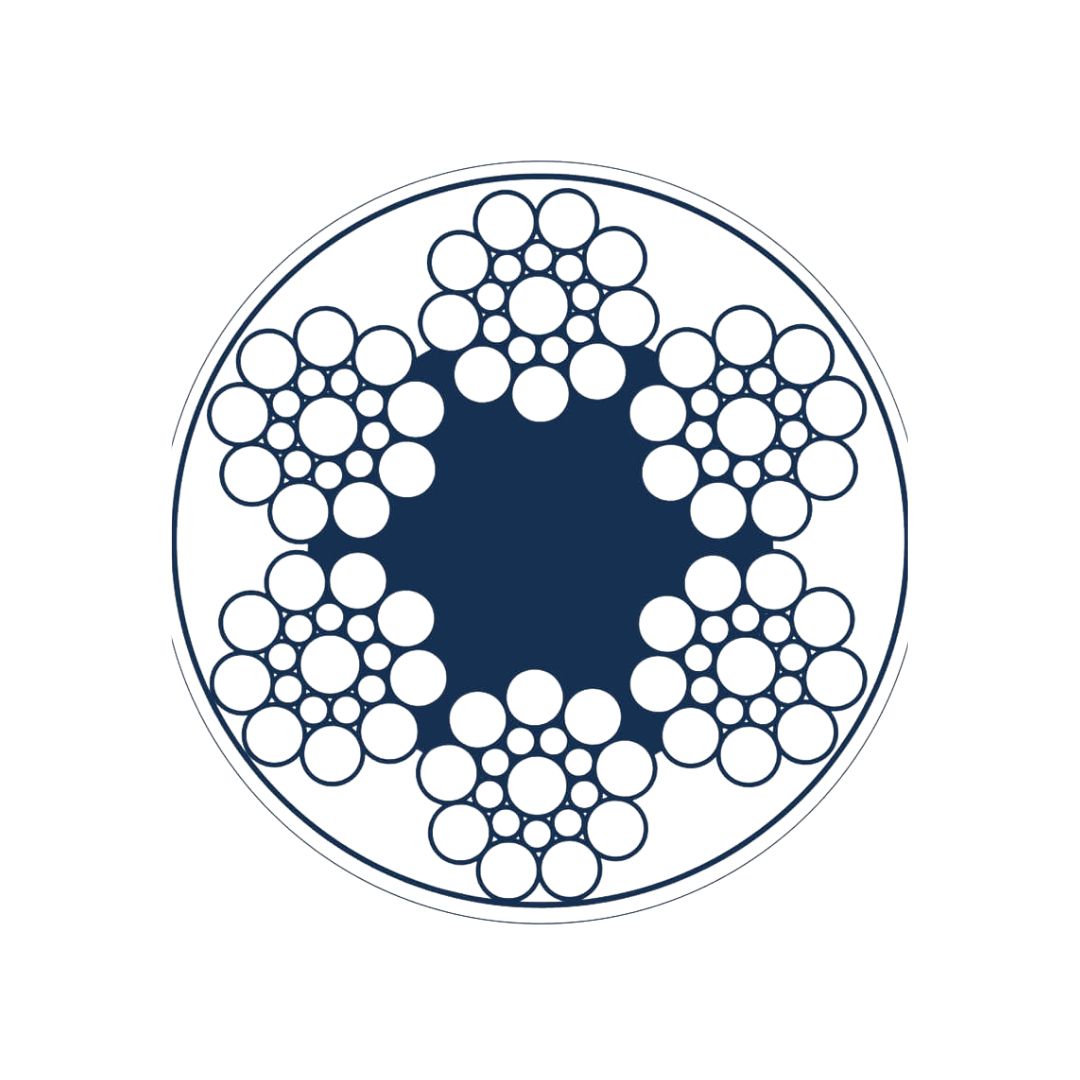 CAGF (1) CABLE ACERO GALVANIZADO ALMA FIBRA 6X19 FORRADO - Imagen 1