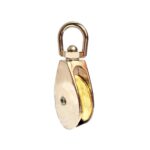 POLEA SENCILLA GALVANIZADA CON CABEZA GIRATORIA