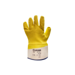 GUANTE SUPERIOR INDUSTRIAL CON CAPA LATEX AMARILLO 10.5" (PAR)