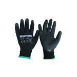 GUANTE SUPERIOR NYLON NEGRO CON CAPA LATEX (PAR)