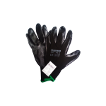GUANTE SUPERIOR NYLON CON CAPA NITRILO NEGRO (PAR)