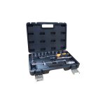 JUEGO COPAS 17 PIEZAS SUPERIOR 6 PUNTAS CUADRANTE 1/2" CR VAN 5/16" - 1"