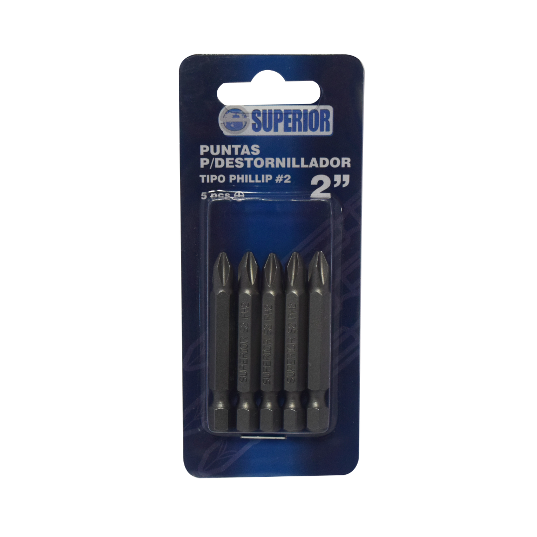 JP5P2-1-1.png JUEGO PUNTAS 5 PIEZAS PHILLIP #2 X 2" SUPERIOR - Imagen 1